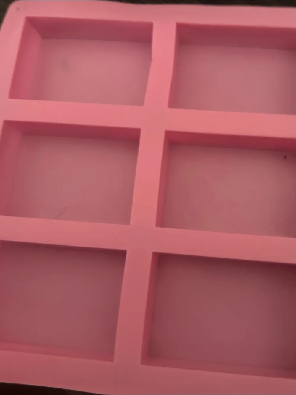 Pink Silicone Soap 🧼 Mold Tray